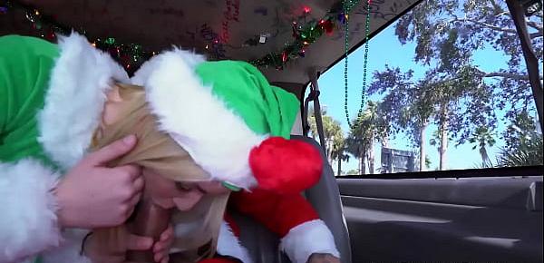  Little helper Maddie Winters pounded by big dick Santa